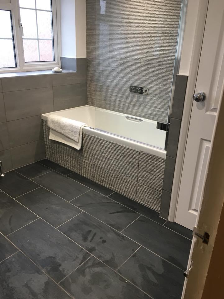Completed bathroom installation